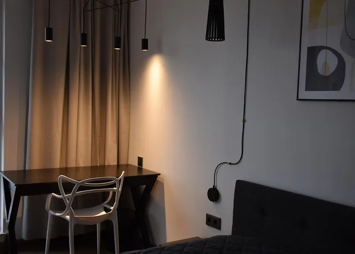 Uroczy Apartament Z Widokiem I Darmowym Parkingiem
